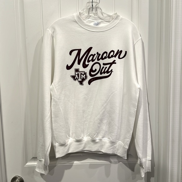 TEXAS A&M Sweatshirt/ MAROON OUT (size small) - Picture 1 of 4